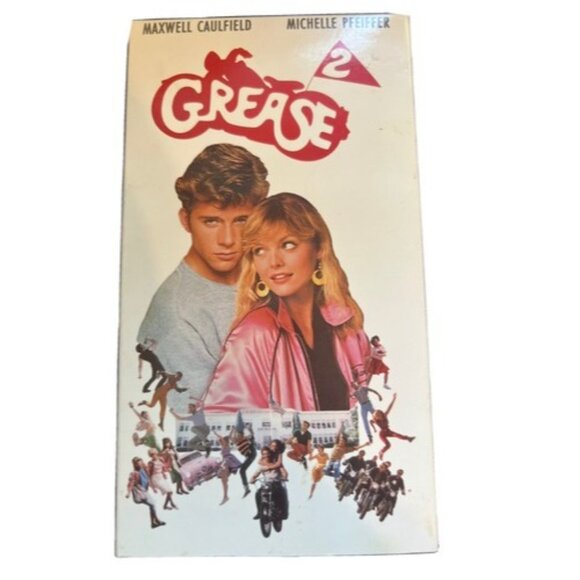 Paramount Other - Grease 2 VHS 1998 Movie Maxwell Caulfield Michelle Pfeiffer Paramount Pictures